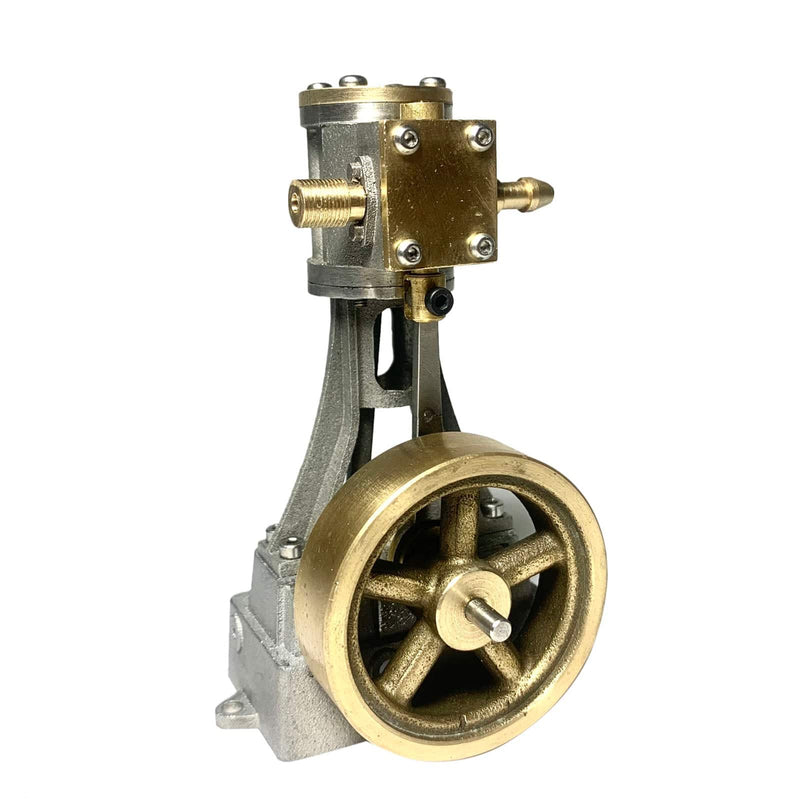 Vertical Single-cylinder Stirling Mini Steam Engine without Boiler for 50-100cm Ship - stirlingkit
