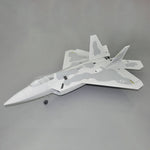 Sky Flight Hobby F-22 Raptor 5CH RC Jet 70mm Single EDF Airplane PNP /Kit- Grey - stirlingkit