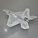 Sky Flight Hobby F-22 Raptor 5CH RC Jet 70mm Single EDF Airplane PNP /Kit- Grey - stirlingkit