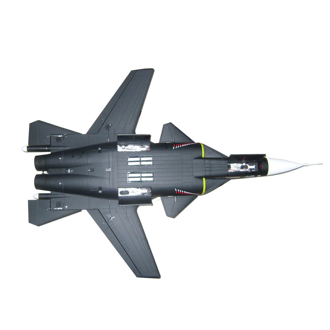 Sky Flight Hobby Su-47 RC Jet 8CH 70mm Dual EDF Airplane KIT PNP - Black - stirlingkit
