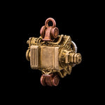 Small Block Miniature V8 Engine Metal Keychain Keyring - stirlingkit