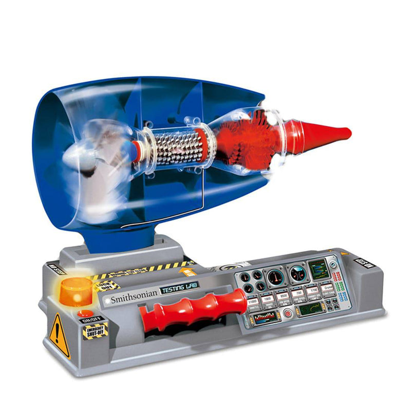 Smithsonian Electric Jet-Works DIY Turbofan Engine Model STEM Kit Steam Physical Science Toy - stirlingkit