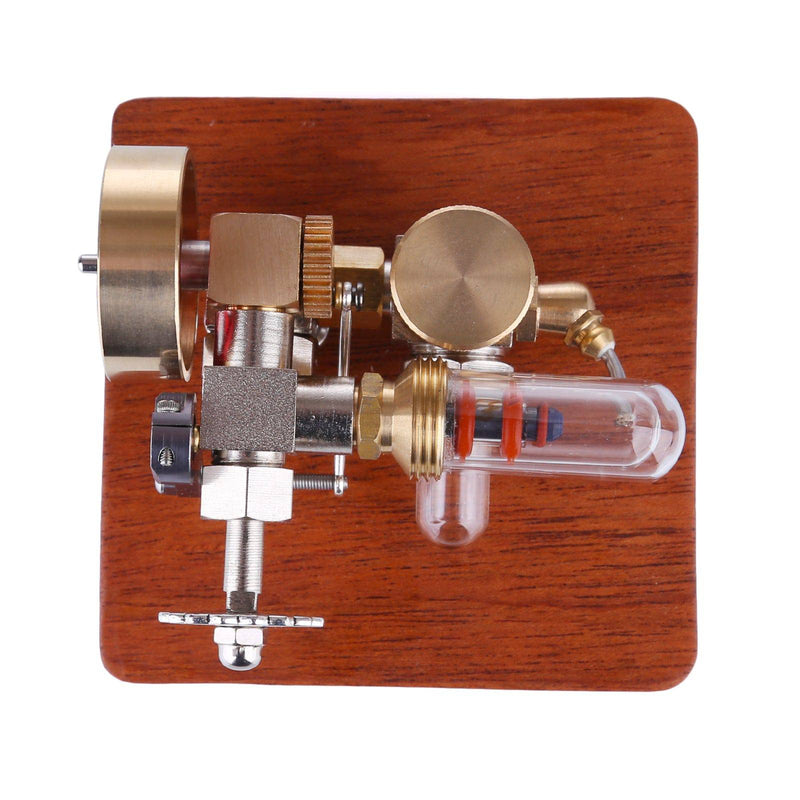 Stirling Engine Model Kit, Mini Hete Lucht Stirling Engine T Type Zinklegering Roestvrij Staal Glas Gouden Educatief Stirling Engine Speelgoed voor Fysiek Leren Stirling Engine Model Kit, Mini Hete Lucht Stirling Engine T Type Zinklegering Roestvrij Staal Glas Gouden Educatief Stirling Engine Speelgoed voor Fysiek Leren