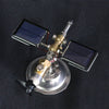 Stark Car Mount Satellite Motor Solar Toy with Sticker Scientific Physical Toy - stirlingkit