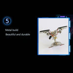 Stark Car Mount Satellite Motor Solar Toy with Sticker Scientific Physical Toy - stirlingkit