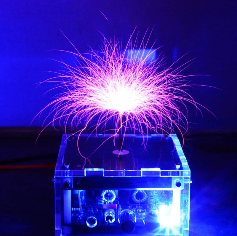 Stark Flat Tesla Coil Musical Flash Lightning Storm Creating High Voltage Discharge Experimental Toy - stirlingkit