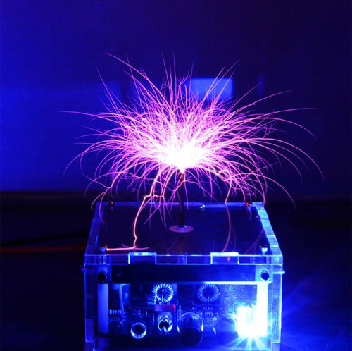 Stark Flat Tesla Coil Musical Flash Lightning Storm Creating High Voltage Discharge Experimental Toy - stirlingkit