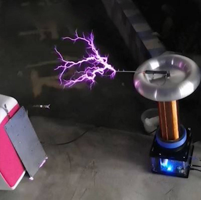 Stark 40cm Height High Voltage Inductive Arc Musical Tesla Coil Experimental Physics Toy - stirlingkit