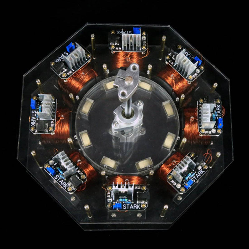 Stark Level 8 High Power Disc Brushless Stator Silicon Steel Core Motor Engine Model - stirlingkit