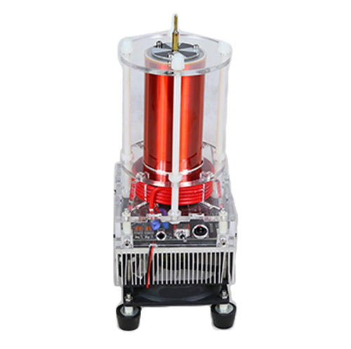 Stark Single Tube Tesla Coil with Glow Tube Musical Educational Exhibits Science Model Toy - stirlingkit
