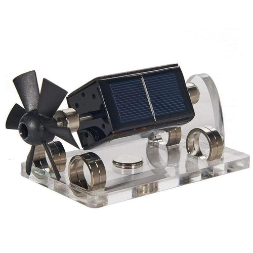 Stark Solar Motor Toy Magnetic Suspension Fan Blade Creative Decoration Science Gift - stirlingkit