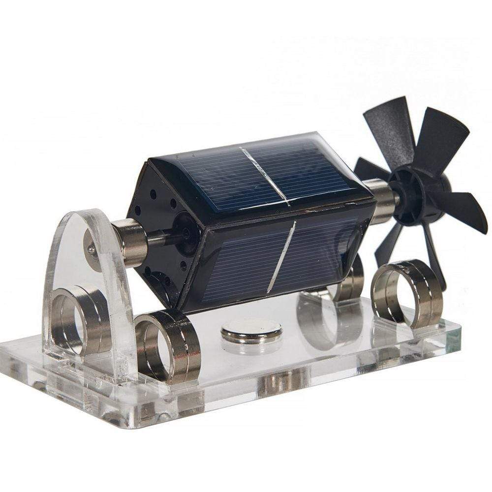 Stark Solar Motor Toy Magnetic Suspension Fan Blade Creative Decoration Science Gift - stirlingkit
