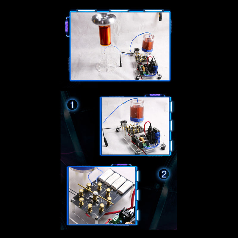 Stark Solid Classic Rotating Spark Gap Tesla Coil SGTC Toys