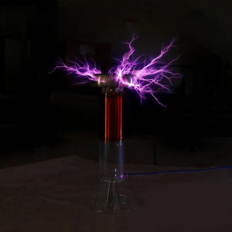 Stark Solid Classic Rotating Spark Gap Tesla Coil SGTC Toys - stirlingkit