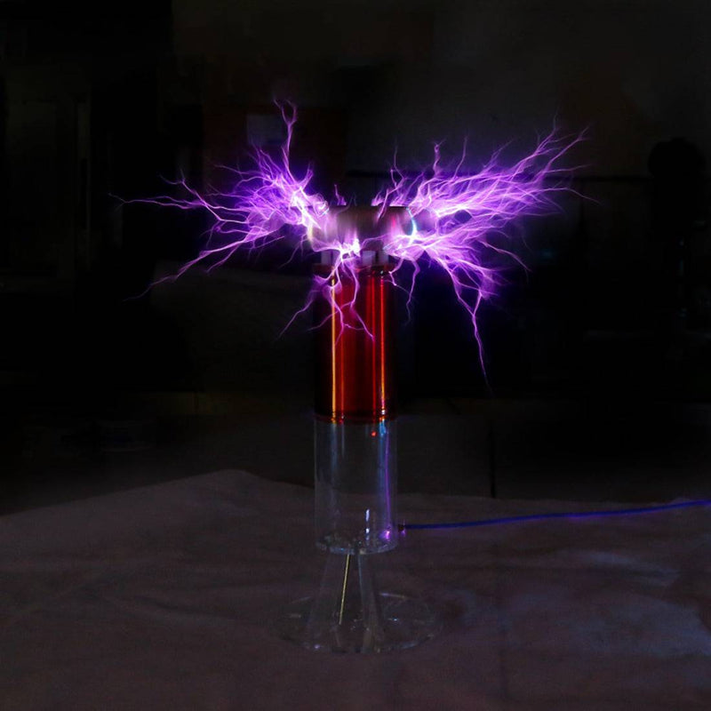 Stark Solid Classic Rotating Spark Gap Tesla Coil SGTC Toys - stirlingkit