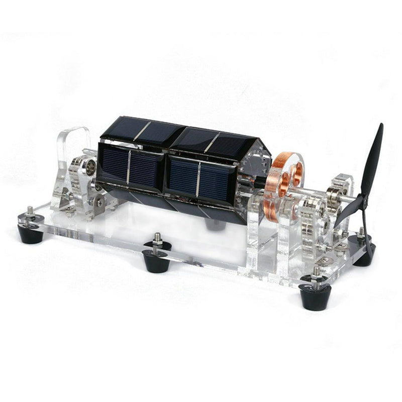 Stark U-shaped Six Sides Solar Motor Science Model with Blades - stirlingkit