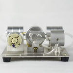 Steam Engine Generator with Radio & Lighting Kit Science Experiment Toy - stirlingkit