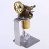 Mini Hot Live Steam Engine Model All-metal Horizontal Single Cylinder DIY Stem Model Kit - stirlingkit