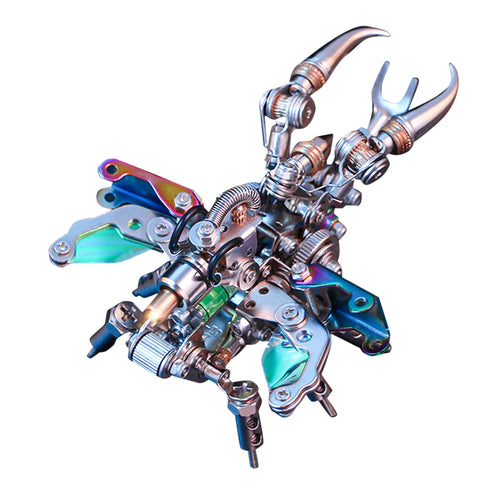 Steampunk Metal Stag Beetle Lucanidae Metal Model Kits - stirlingkit