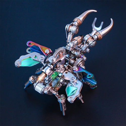 Steampunk Metal Stag Beetle Lucanidae Metal Model Kits - stirlingkit