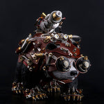 Steampunk Panda Sculpture Model Blademaster -FEatet - stirlingkit