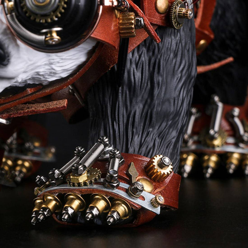 Steampunk Panda Sculpture Model Blademaster -FEatet - stirlingkit