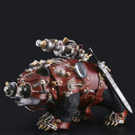 Steampunk Panda Sculpture Model Blademaster -FEatet - stirlingkit