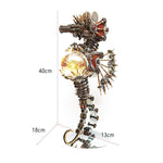 Steampunk Seahorse Model kits for Adults Firework Lamp 2100PCS - stirlingkit