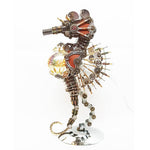 Steampunk Seahorse Model kits for Adults Firework Lamp 2100PCS - stirlingkit