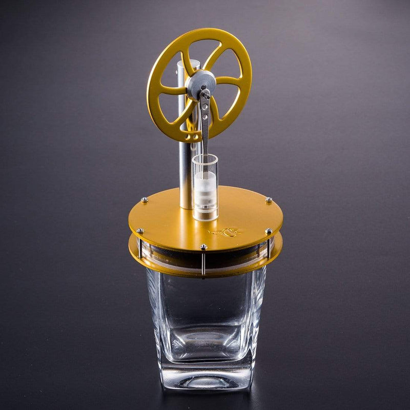 STEM Low Temperature Stirling Engine Motor Model Heat Steam Education DIY Model - stirlingkit