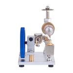 Stirling Cycle Engine Model Free Piston External Combustion with Flywheel - stirlingkit