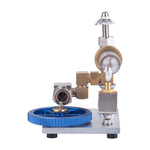 Stirling Cycle Engine Model Free Piston External Combustion with Flywheel - stirlingkit