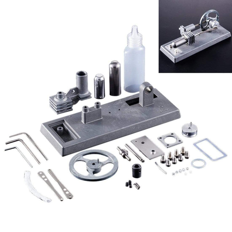 Stirling Engine Kit DIY Assemble Physical Motor Model Power Generator External Combustion Educational Toy - stirlingkit