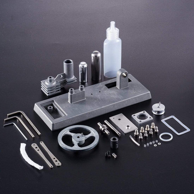 Stirling Engine Kit DIY Assemble Physical Motor Model Power Generator External Combustion Educational Toy - stirlingkit
