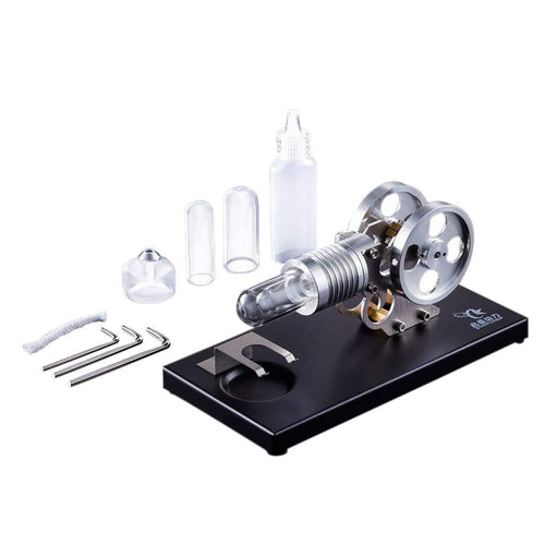 Stirling Engine Kit DIY Manson Engine Stem Steam Model Set With Metal Baseplate - stirlingkit