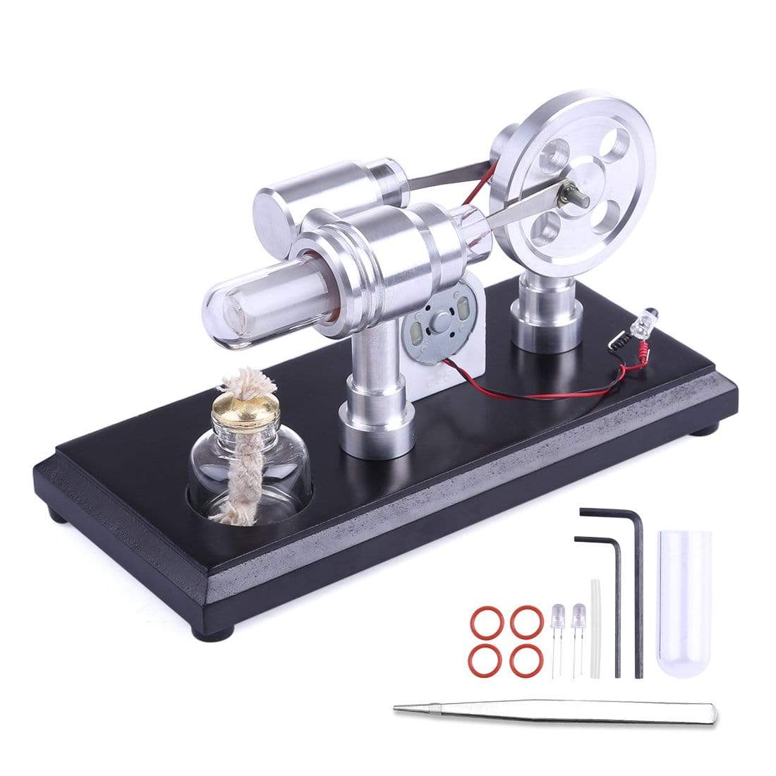 Stirling Engine Kit DIY Stirling Motor Generator Model External Combustion Engine Educational Toy - stirlingkit