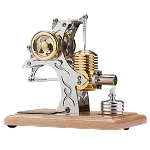 Stirling Engine Kit High-end Precision All-metal Single-cylinder Assembly Movable Metal Mechanical Engine Model - stirlingkit