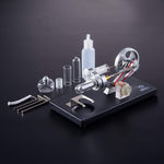 Stirling Engine Kit Hot Air Engine Model Education Toy Electricity Power Generator LED - stirlingkit