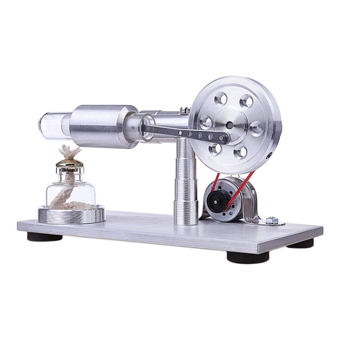 Stirling Engine Kit Hot Air Motor Generator Model DIY Physics Science ...