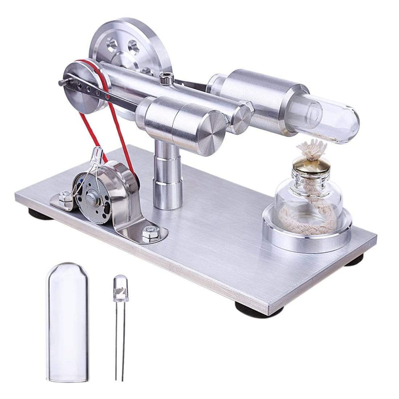 Stirling Engine Kit Hot Air Motor Generator Model DIY Physics Science Experiment Kit - stirlingkit