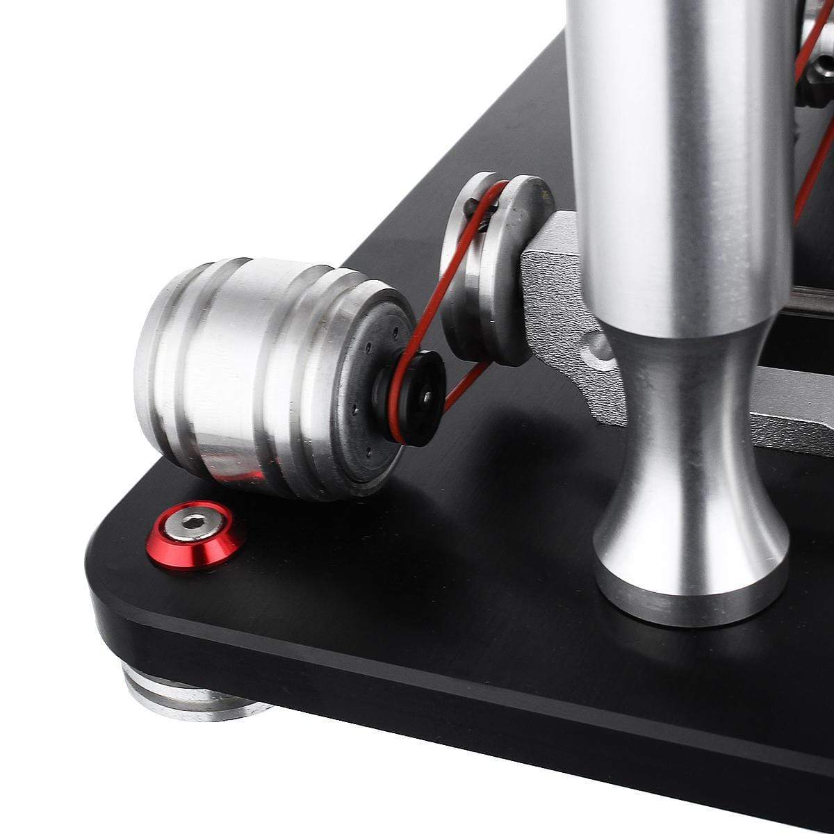 Stirling Engine Kit Metal Bootable V4 4-Cylinder Parallel Micro External Combustion Engine Model - stirlingkit