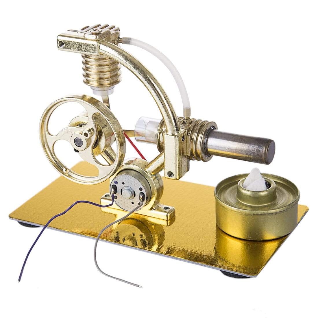 Stirling Engine Kit Metal Steam Engine Model Generator With Bulb ...