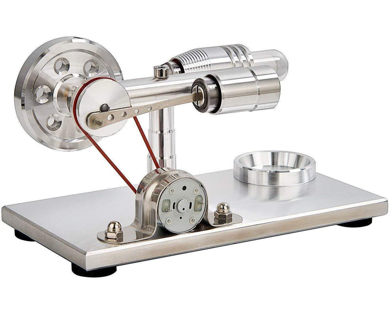 Stirling Engine Kit Mini DIY Model Hot Air Quartz Cylinder Steam Powered Toy Physics Experiment - stirlingkit