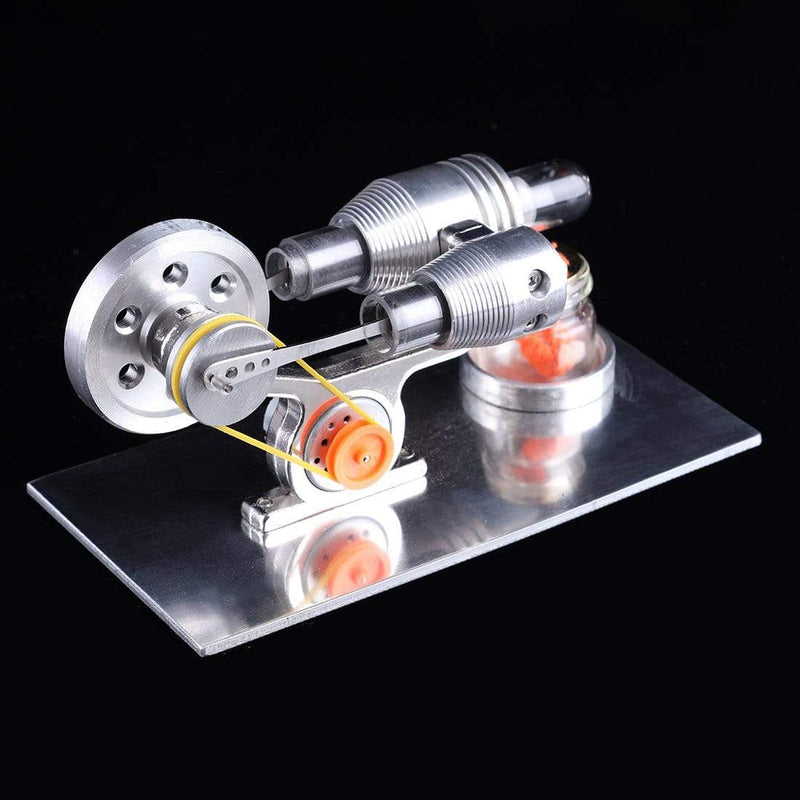 Stirling Engine Kit Mini Hot Air Motor Model Educational STEM Toy ...