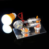 Stirling Engine Kit Mini Hot Air Motor Model Educational STEM Toy Science Experiment Kit - stirlingkit