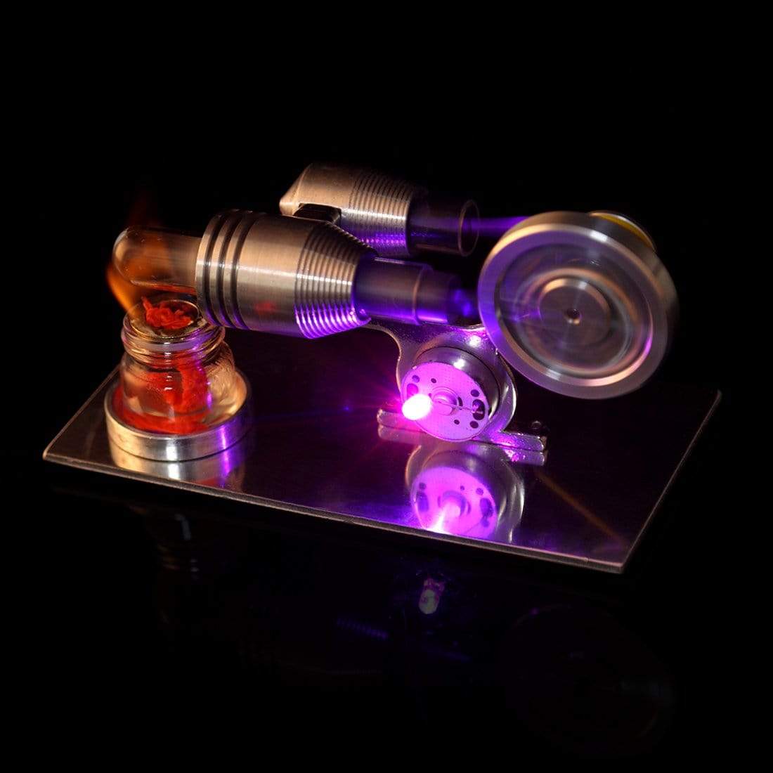Stirling Engine Kit Mini Hot Air Motor Model Educational STEM Toy ...