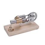 Stirling Engine Kit Mini Hot Air Motor Model Educational Toy Kits Metal Cylinder Bootable - stirlingkit