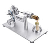 Stirling Engine Kit Model Metal External Combustion With Light Bulb Developmental Toy - stirlingkit
