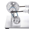 Stirling Engine Kit Model Metal External Combustion With Light Bulb Developmental Toy - stirlingkit