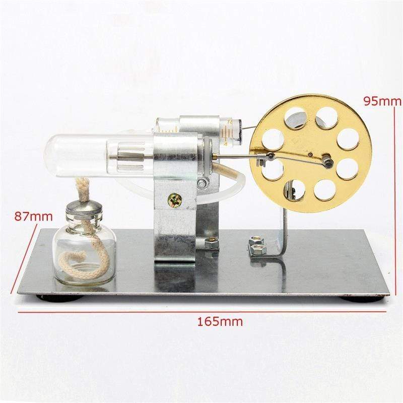 Stirling Engine Kit Motor Model DIY Educational Steam Power Toy Electricity Learning Model - stirlingkit